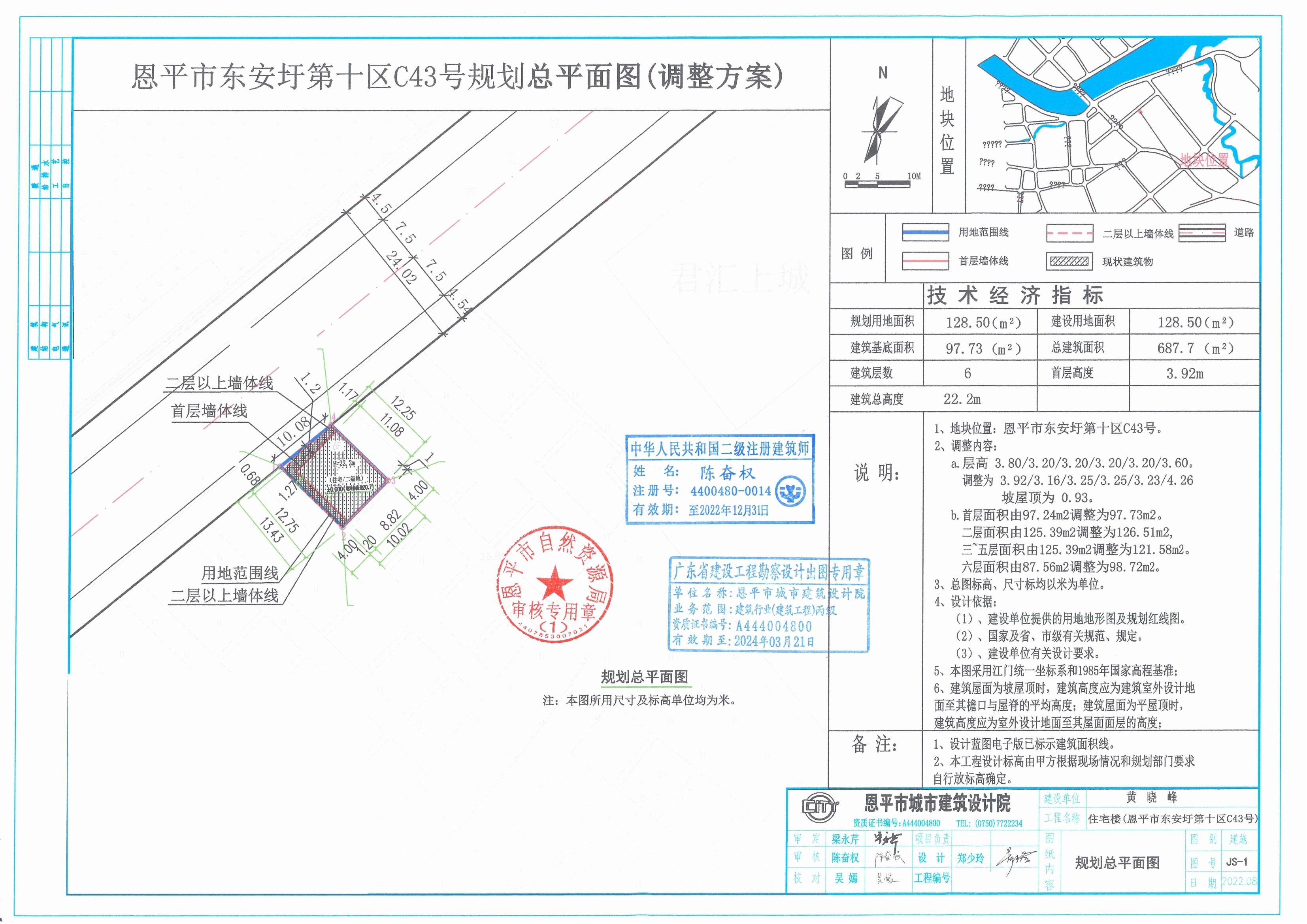 【批后公告】恩平市東安圩第十區(qū)C43號(hào)總平面圖_00.jpg