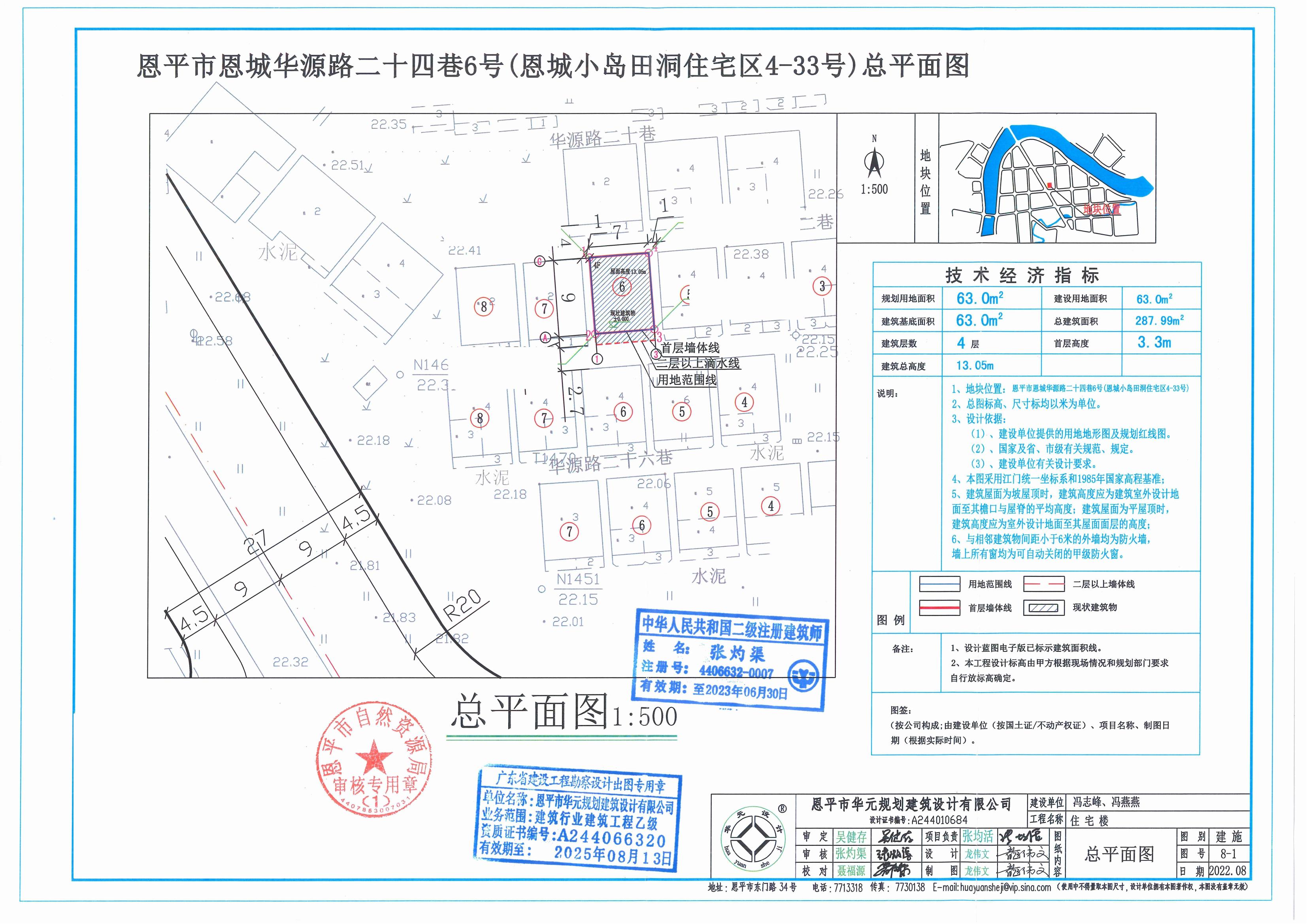 【批后公告】恩平市恩城華源路二十四巷6號總平面圖_00.jpg