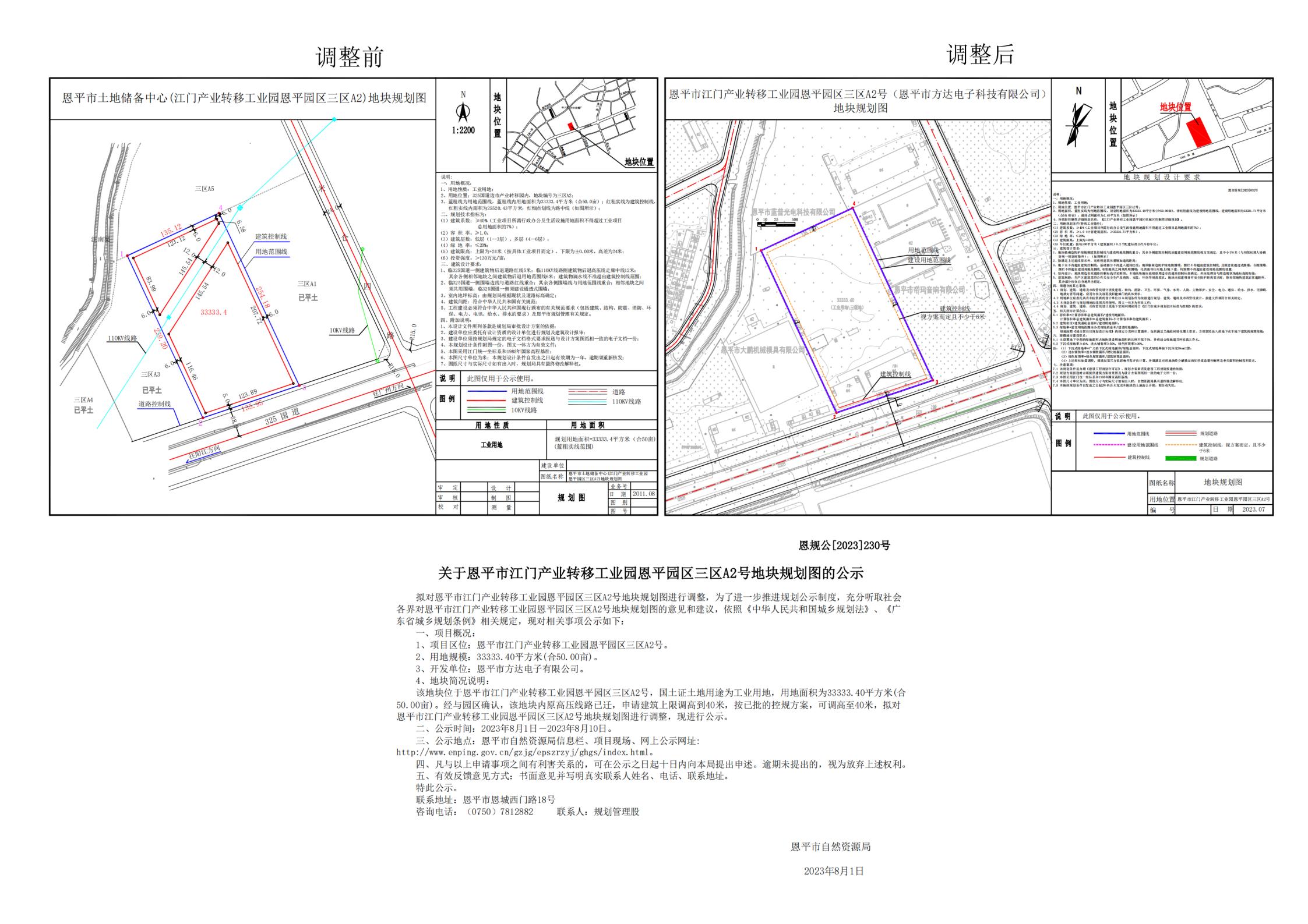 恩規(guī)公[2023]230號 關(guān)于恩平市江門產(chǎn)業(yè)轉(zhuǎn)移工業(yè)園恩平園區(qū)三區(qū)A2號地塊規(guī)劃圖的公示 Model (1)_00.jpg