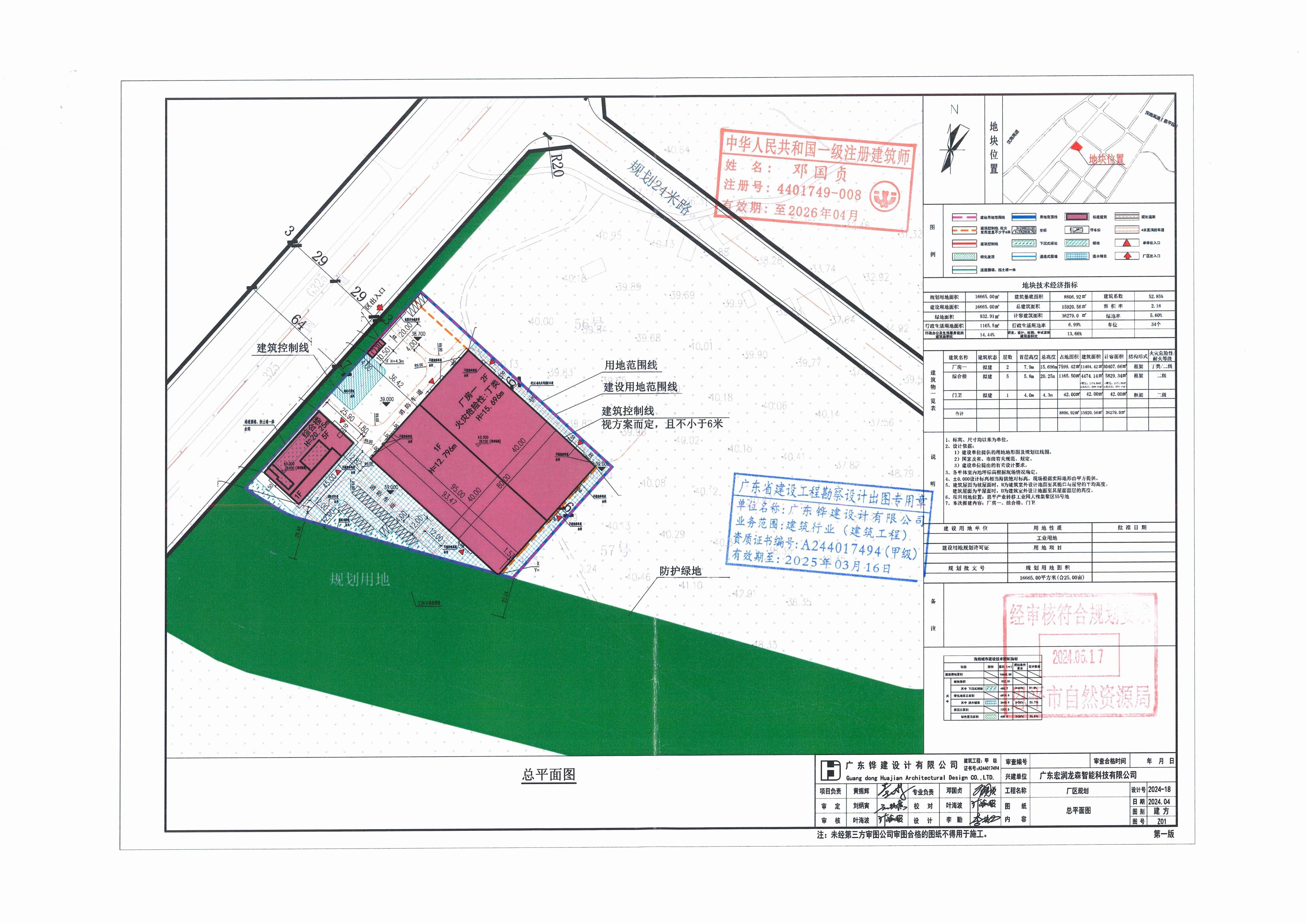 【批后公告】廣東宏潤龍森智能科技有限公司廠房及附屬設(shè)施建設(shè)項目（廠房一）、（門衛(wèi)）、（綜合樓).jpg